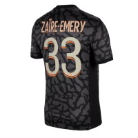 Dres Paris Saint-Germain Warren Zaire-Emery #33 Tretina 2023-24 Krátky Rukáv
